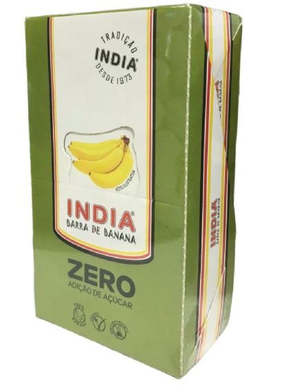 BARRA DE BANANA ZERO ACUCAR INDIA 15X20GR