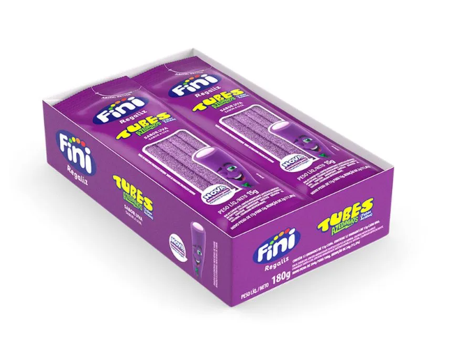 FINI TUBES UVA AZEDINHA 12X15G