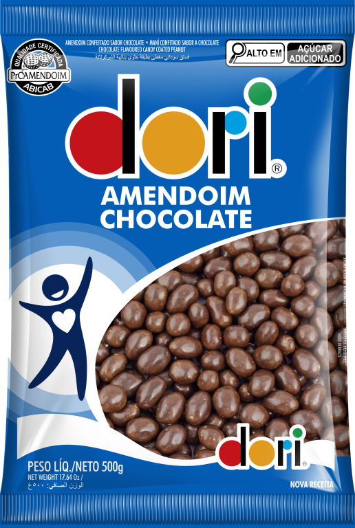 AMENDOIM CHOCOLATE DORI CONF 500G