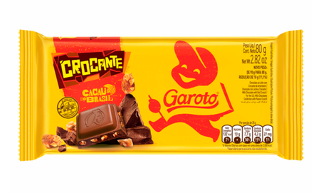 CHOC. BARRA GAROTO 80GR CROCANTE