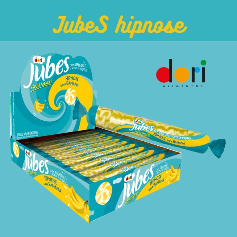 GOMA JUBES TUBO DORI HIPNOSE BANANA 20X48G