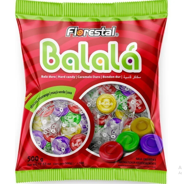 BALA BALALA SORTIDA FLORESTAL 500G (100)