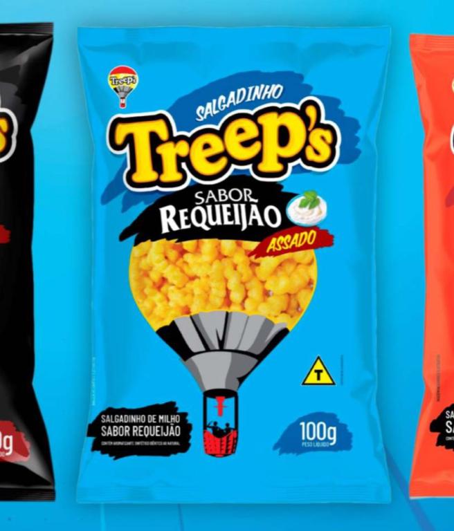 TREEPS SALGADINHO REQUEIJAO 10X100G
