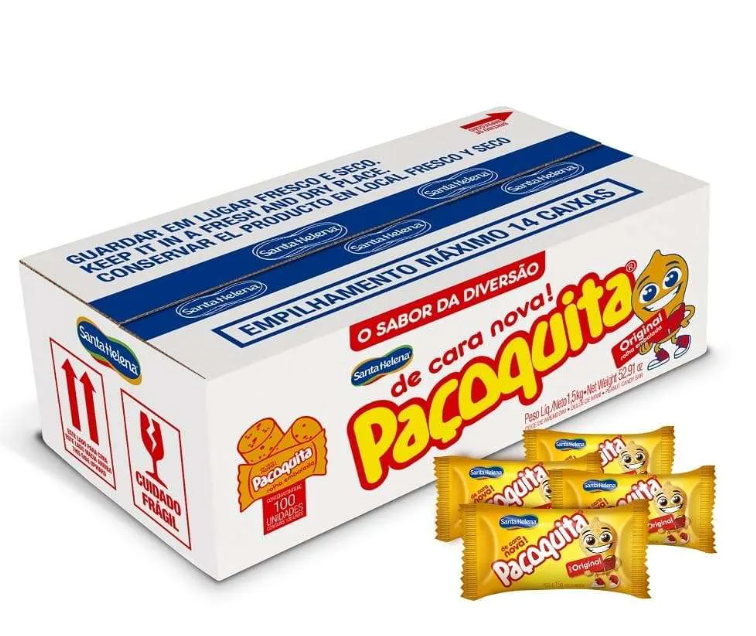 PACOQUITA ROLHA EMBRULHADA 100X15G