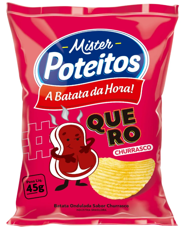 BATATA MT POTEITOS CHURRASCO 45G