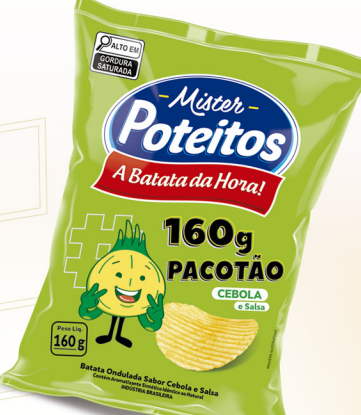 BATATA MT POTEITOS CEBOLA E SALSA 160G
