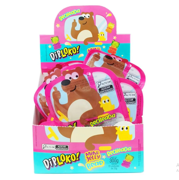 DIP LOKO MINI JELLY URSO BAG 15X20G