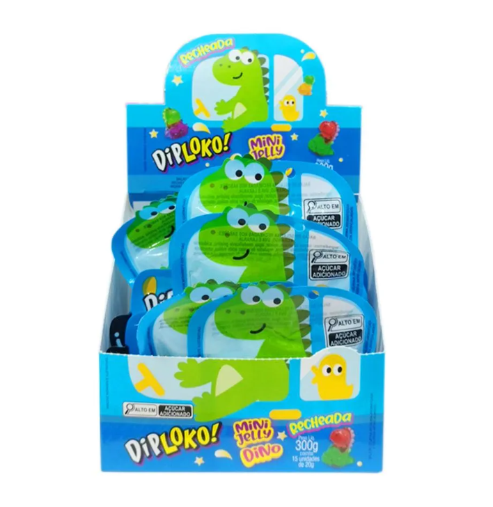 DIP LOKO MINI JELLY DINO BAG 15X20G