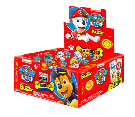 CHICLE BUZZY PATRULHA CANINA TUTTI FRUTTI 90UN