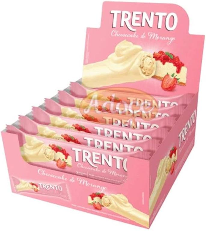 TRENTO CHEESECAKE DE MORANGO 16X29G