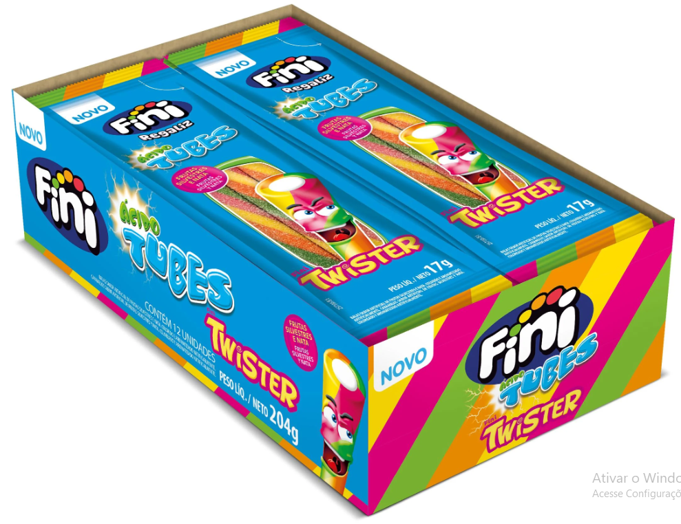FINI TUBES TWISTER AZEDINHA 12X15G