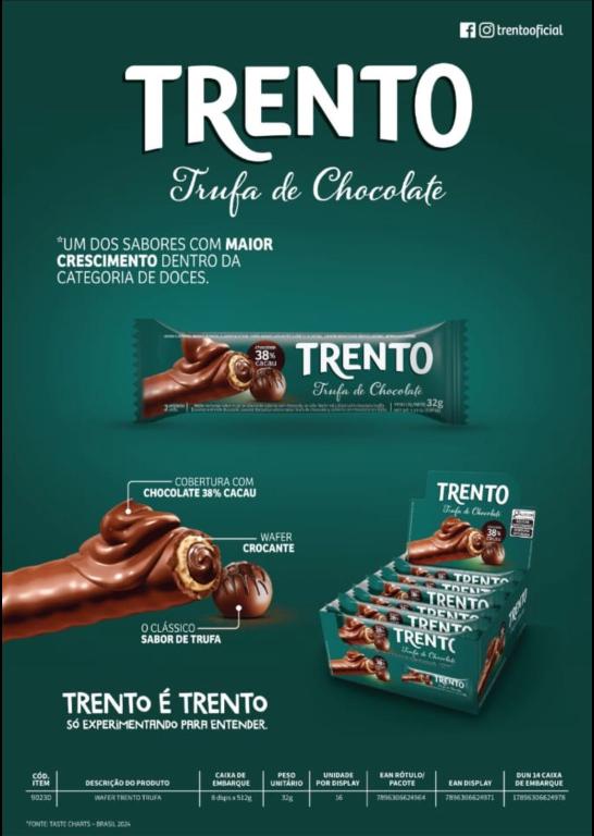 TRENTO TRUFA DE CHOCOLATE 16X29G