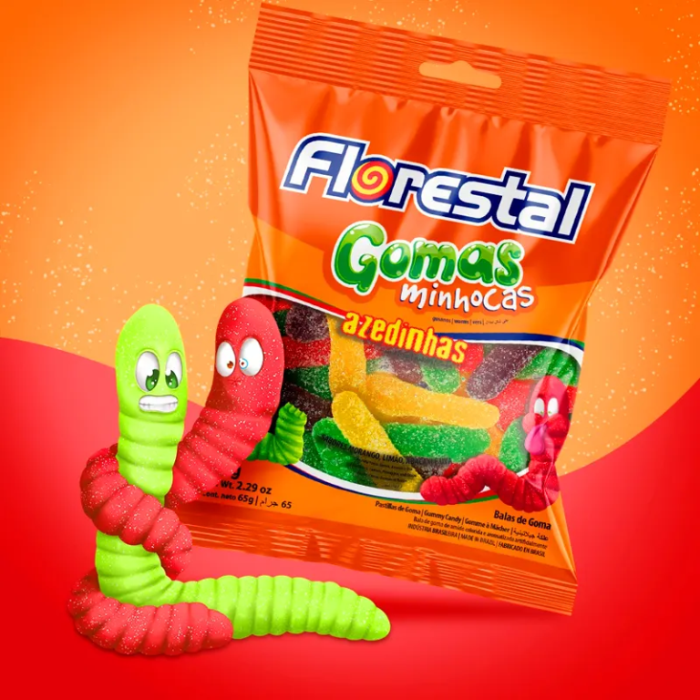GOMA FLORESTAL MINHOCAS AZEDINHAS 150G