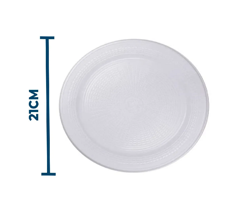 PRATO COPOSUL 21CM BRANCO C/10