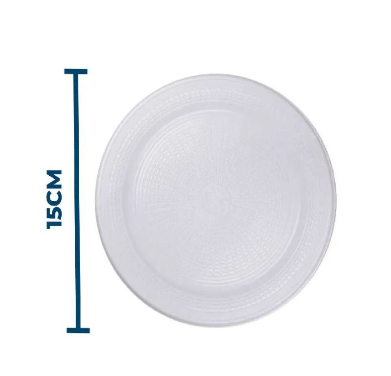 PRATO COPOSUL 15CM BRANCO C/10