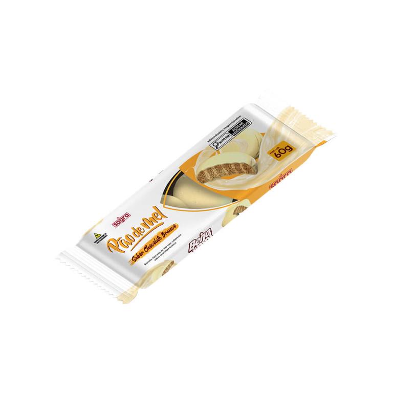 PAO DE MEL SAGRA CHOC. BRANCO 60G