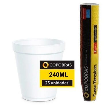CCT-240 COPO PLAST TERMICO BCO COPOBRAS 25X240ML