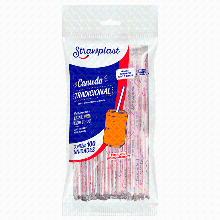 CANUDO TRAD SACHE 5MM STRAWPLAST C/100