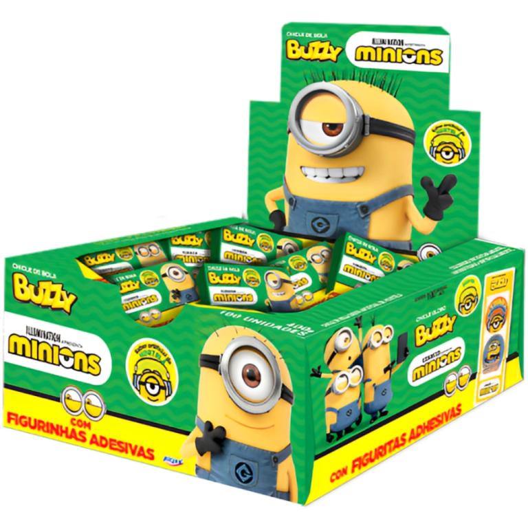CHICLE BUZZY MINIONS HORTELA 90UN