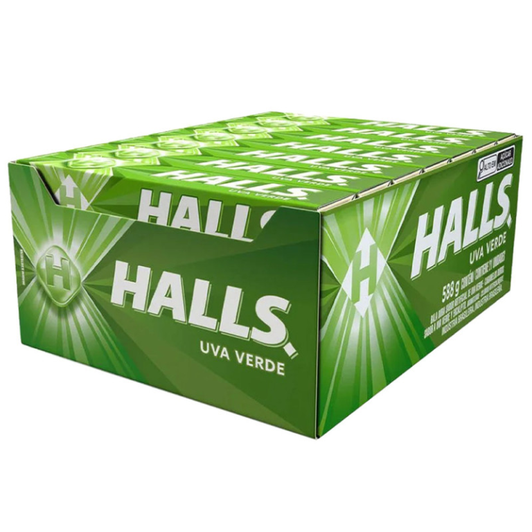 HALLS UVA VERDE DP 21UN