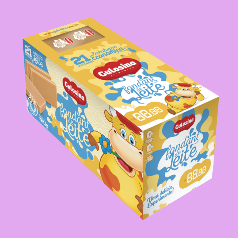 FONDANT DE LEITE GULOSINA DISPLAY 1100G C/20