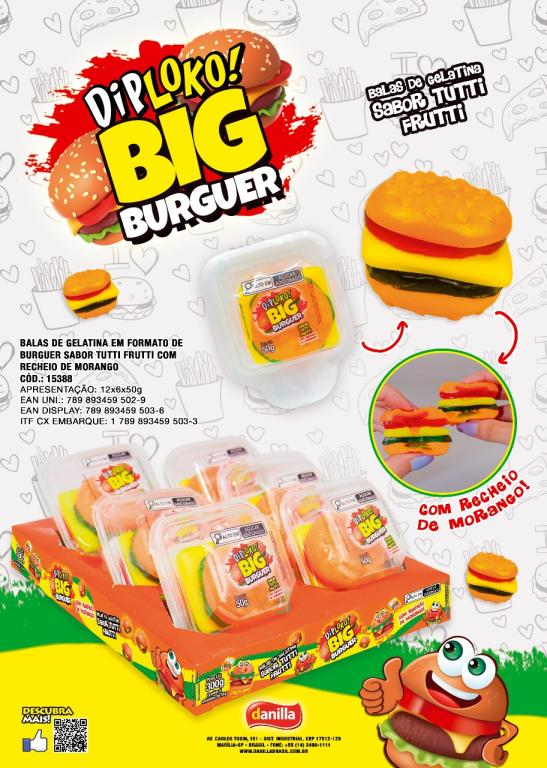 DIP LOKO BIG BURGUER 6X50G