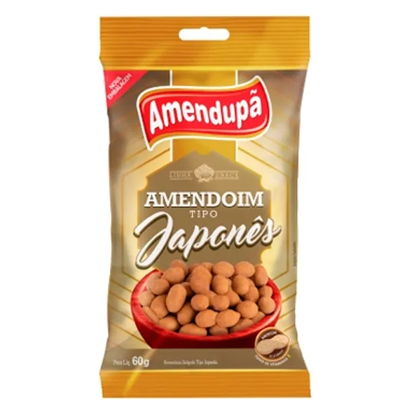 AMENDOIM SALGADO JAPONES AMENDUPA 60G