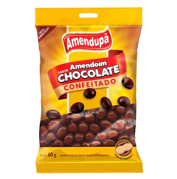 AMENDOIM CHOCOLATE AMENDUPA 60G