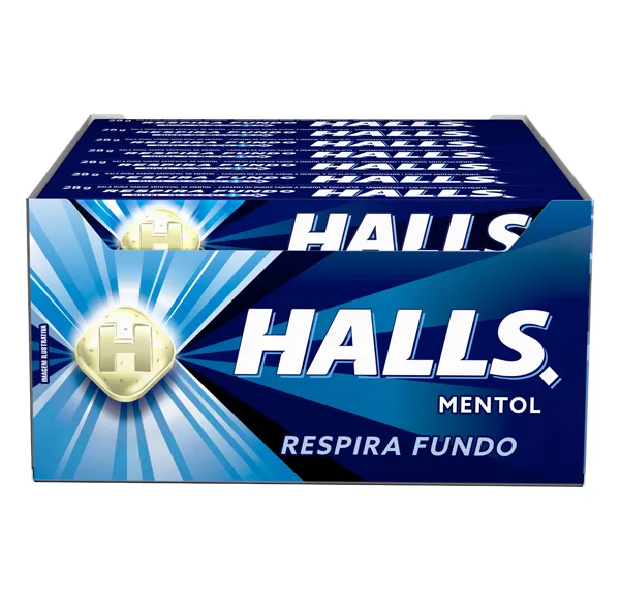 HALLS MENTOL DP 21UN