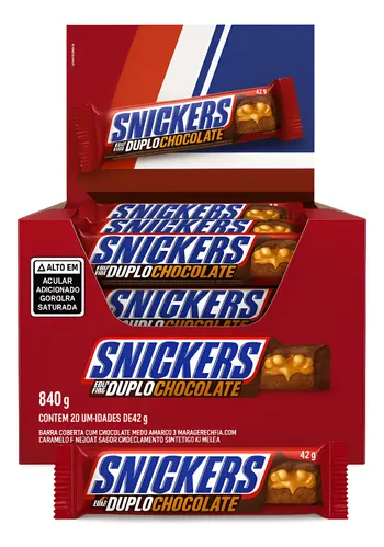 CHOC. SNICKERS DUPLO CHOCOLATE 20X42G