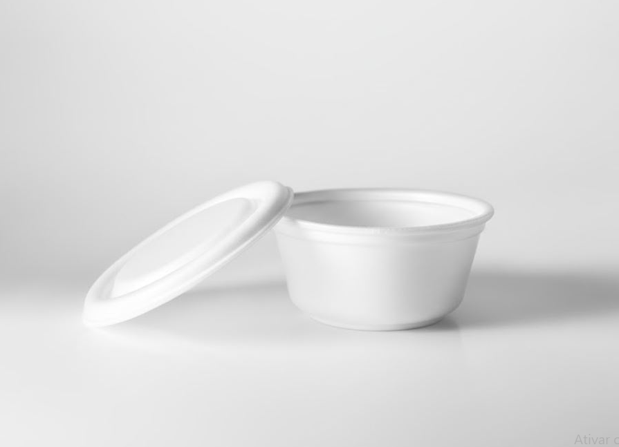 PT-500 POTE BRANCO EPS P/ 500 ML FD COM 100 UN (2X50)