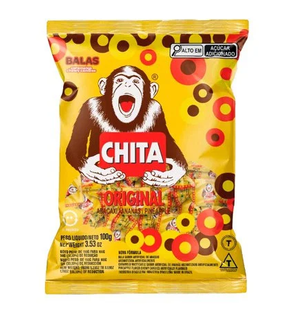 BALA MASTIGAVEL SM CHITA ABACAXI 100G