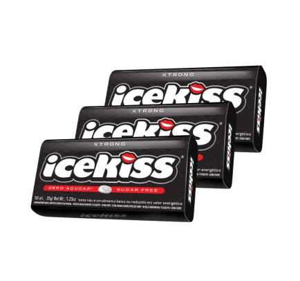 PASTILHA ICEKISS XTRONG ZERO DISPLAY 420G C/12