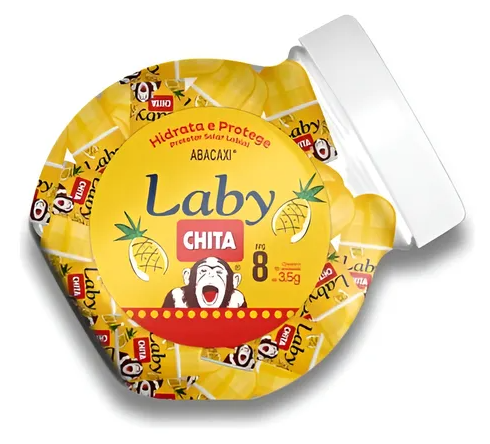 PROTETOR LABIAL FPS8 LABY CHITA ABACAXI POTE 30X3,5G