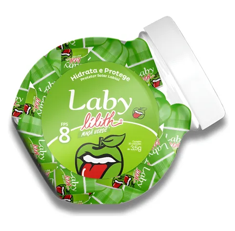 PROTETOR LABIAL FPS8 LABY LILITH MACA VERDE POTE 30X3,5G