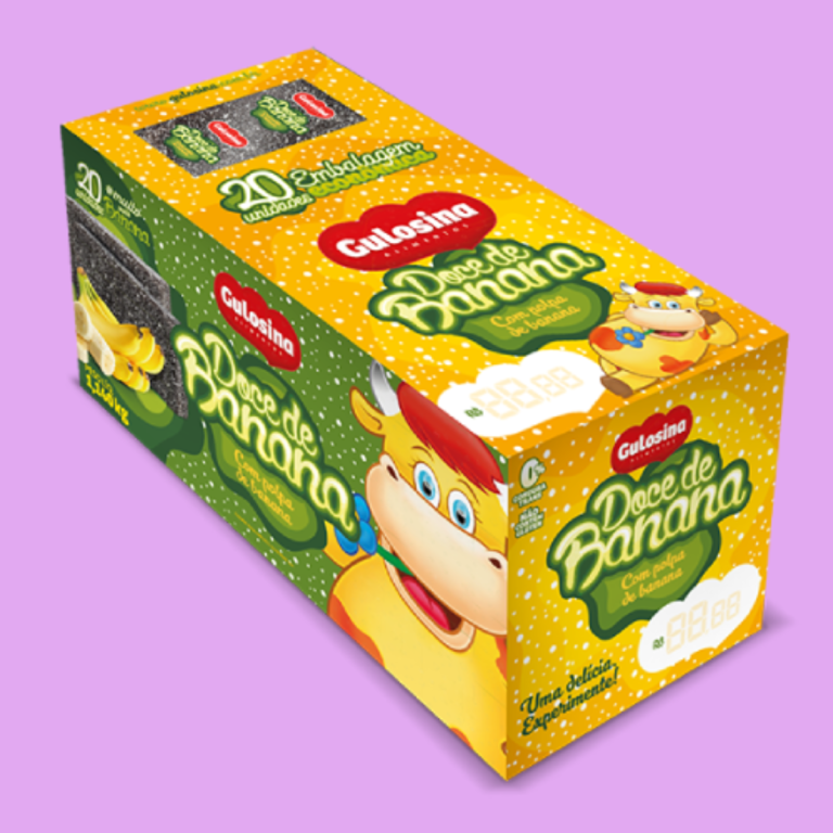 DOCE DE BANANA GULOSINA DISPLAY 1140G C/20