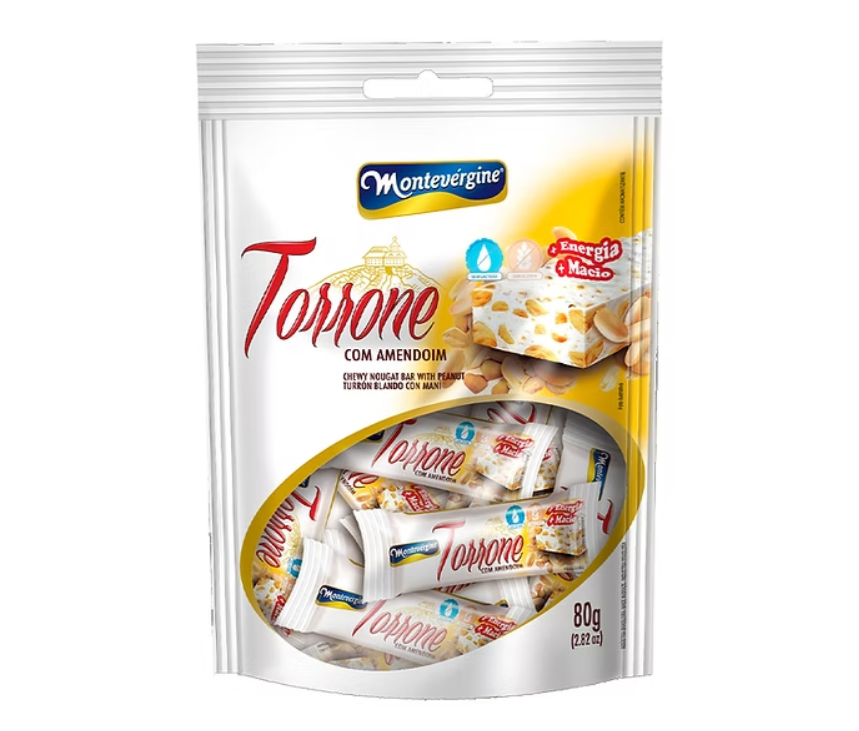 MINI TORRONE AMENDOIM MONTEVERGINE 80G