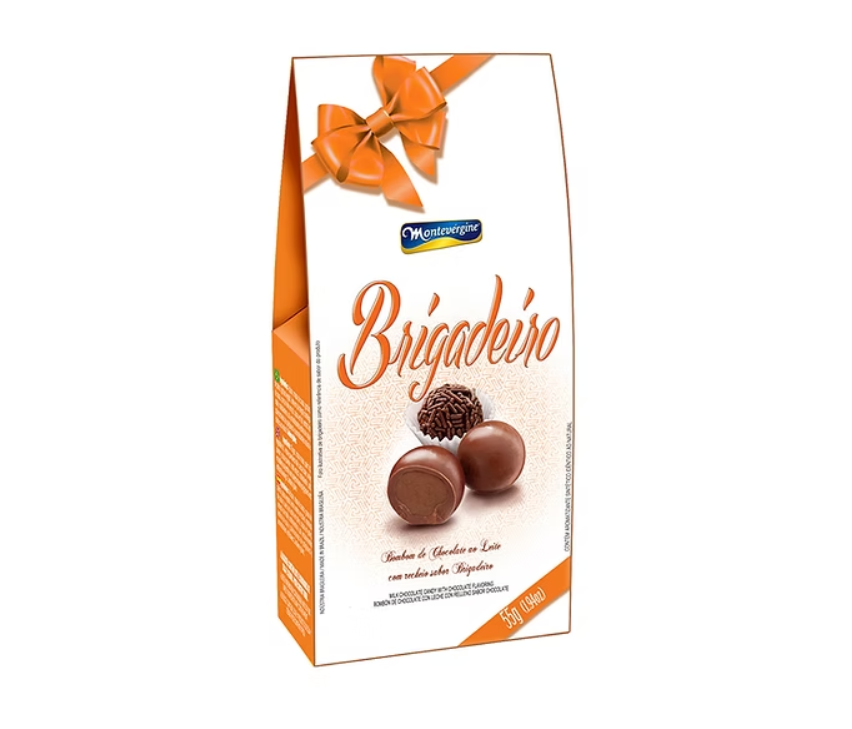 BOMBOM MONTEVERGINE RECHEIO BRIGADEIRO 55G