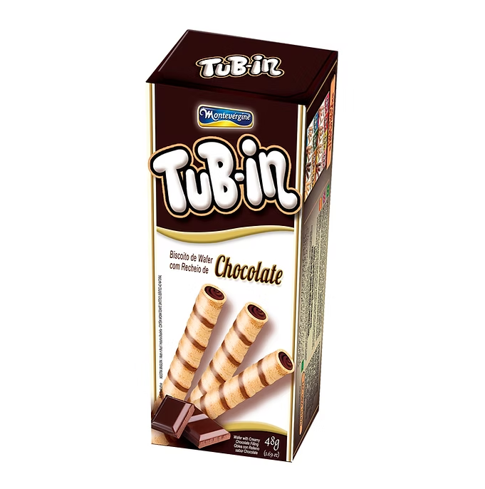 TUB IN WAFER RECHEIO CHOCOLATE MONTEVERGINE 48G
