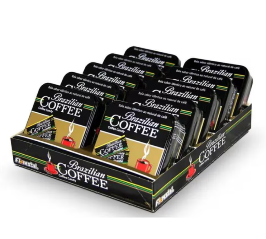 BALA BRAZILIAN COFFEE FLORESTAL LATA 400G C/10