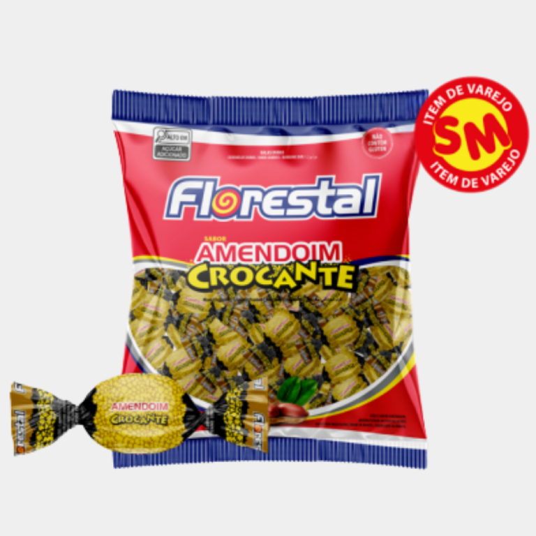 BALA AMENDOIM CROCANTE FLORESTAL SM 124G