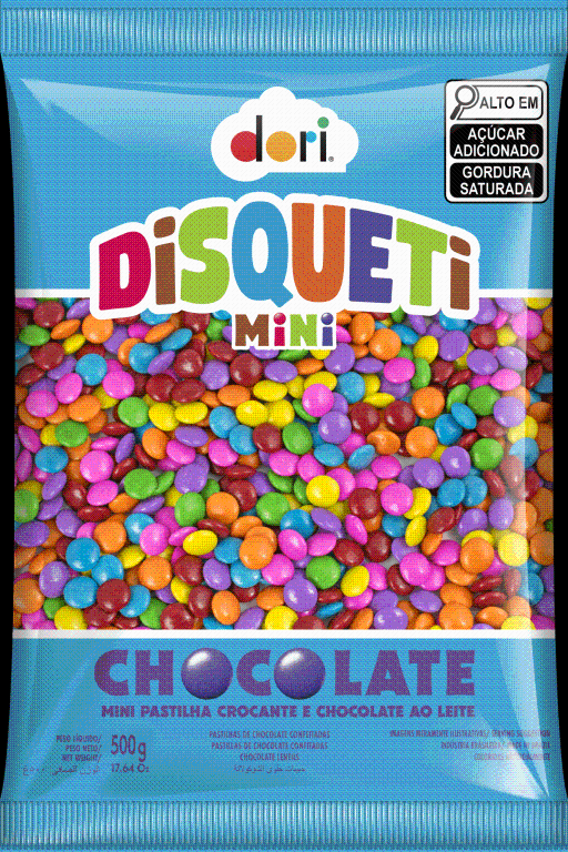 MINI DISQUETI CHOCOLATE CONF DORI 500G