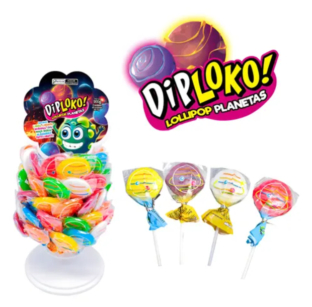 DIP LOKO TORRE PLANETAS SORTIDOS 60X15G