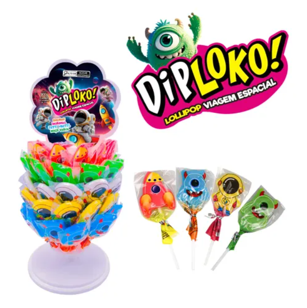 DIP LOKO TORRE VIAGEM ESPACIAL SORTIDOS 60X15G