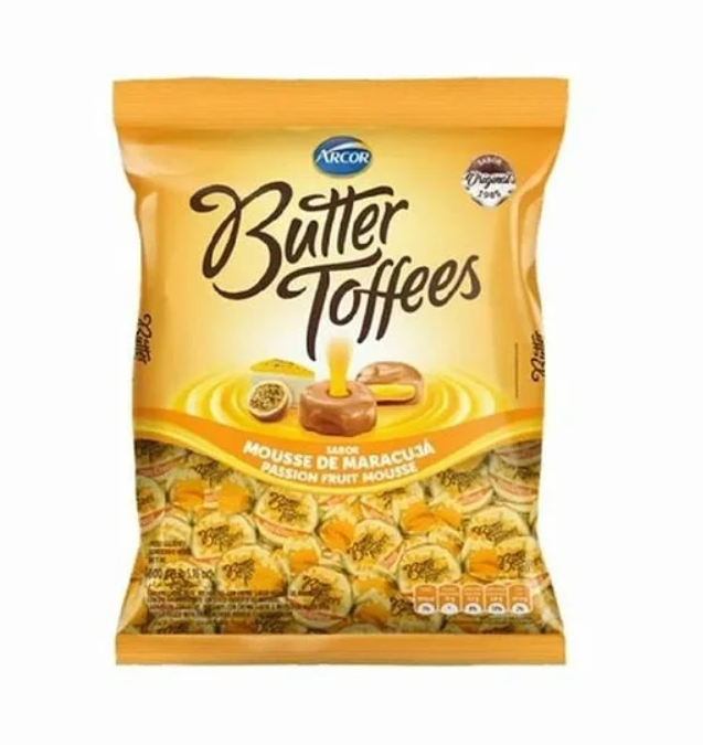 BALA BUTTER TOFFE MARACUJA SM 90G