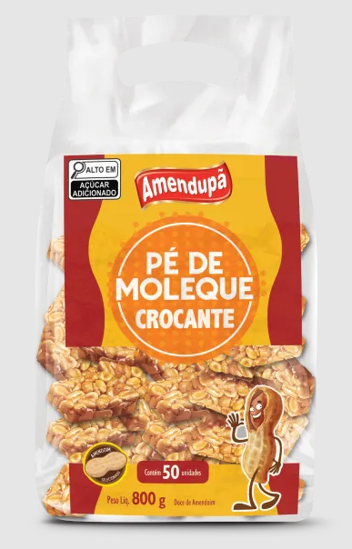 PE DE MOLEQUE CROCANTE AMENDUPA PCT 800G C/50