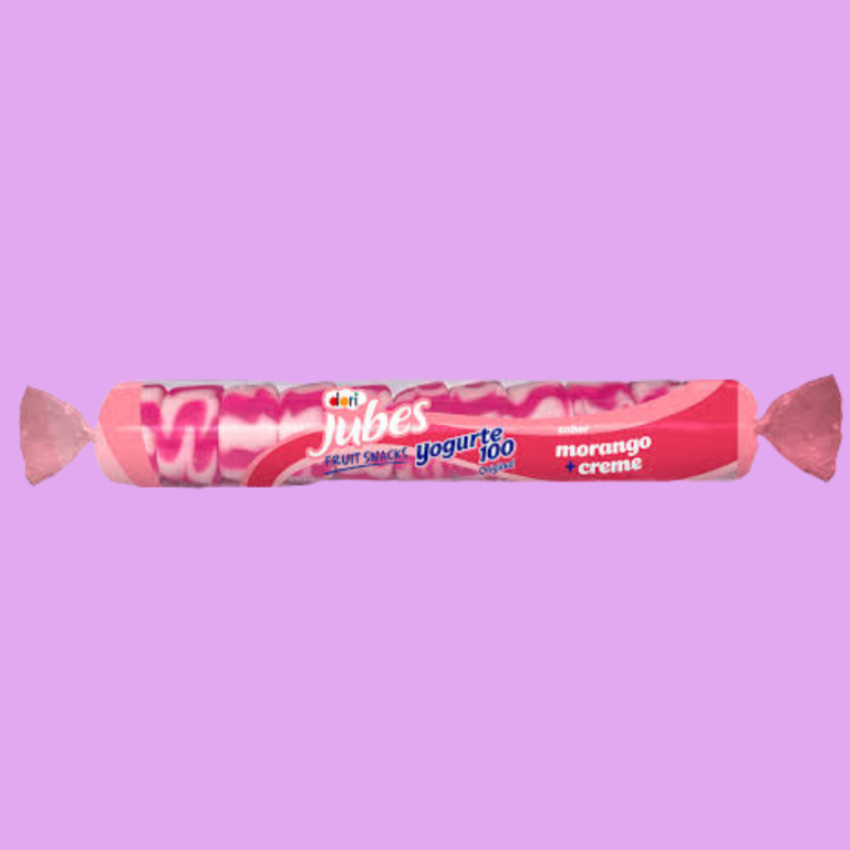 GOMA JUBES TUBO YOGURTE100 MORAN/CREM 48G