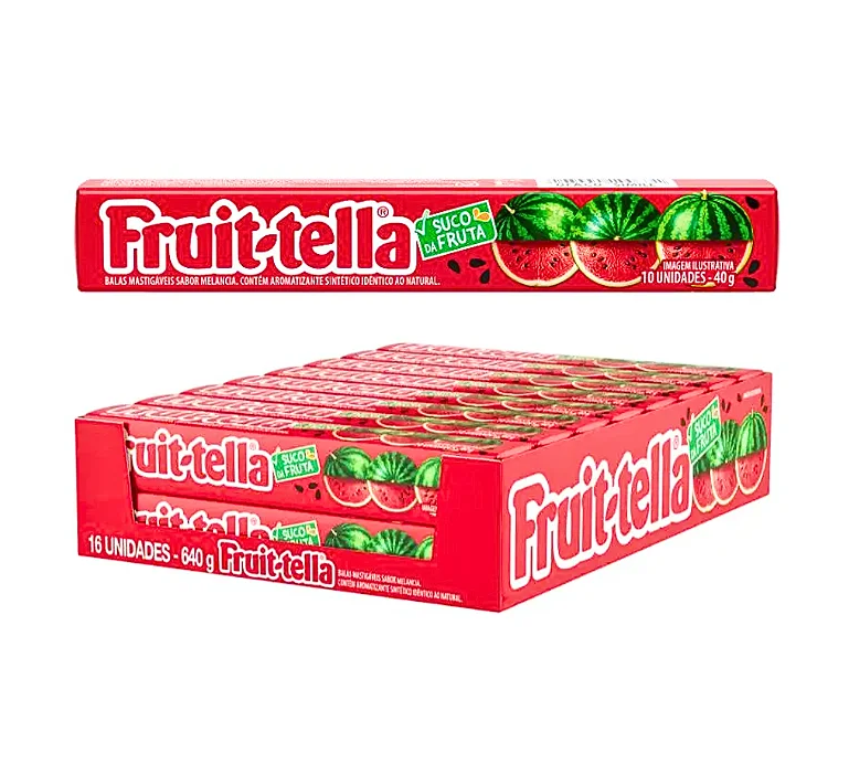 FRUITTELLA MELANCIA MASTIGAVEL 16X40G