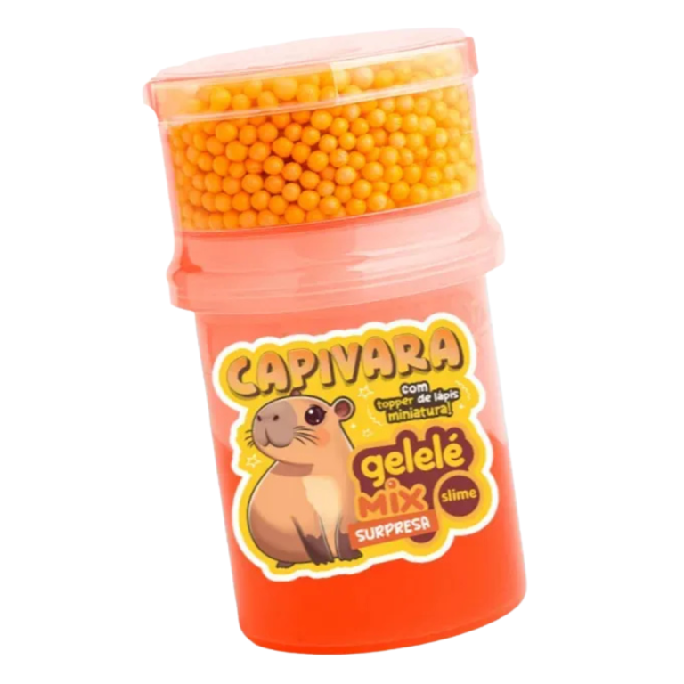 SLIME GELELE MIX SURPRESA CAPIVARA 153G