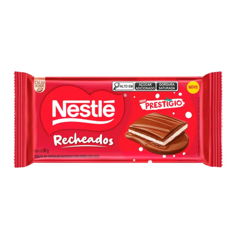 CHOC. BARRA RECHEADA NESTLE PRESTIGIO 90G